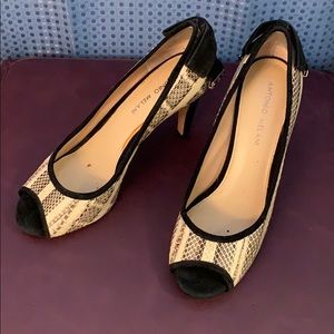 Antonio Melani Peep-Toe Heels